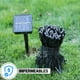thumbnail image 5 of Luces Navideña Solar 12 Metros 100 Led Decorativa Exterior 8 Modos Blanco Frio, 5 of 6