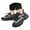 Black, variant on Kids PU Leather Casual Sneakers Outdoor Athletic Running Tennis Shoes for Boys Girls Pink for Size 2