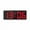 Red/Black, variant on Gmluru Bedside Clock Digital Alarm Clock Simples LED Large Digital Display Fashion Alarm Clock Fully Functional Desktop Bedside Study Kitchen Clock Black Frame