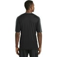thumbnail image 2 of Sport-Tek PosiCharge Competitor Sleeve Blocked Tee-XS (Black/ Iron Grey), 2 of 6