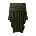 thumbnail image 4 of HJYCHN Elegant Off Shoulder Women's Wraps Asymmetric Hem Blouse Soft Flowy Shawl Top for Style Green M, 4 of 9