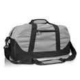 thumbnail image 2 of DALIX 18" Duffle Bag Two-Tone Sports Travel Gym Luggage Bag in Gray, 2 of 5