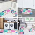thumbnail image 5 of Pioneer Flower Floral Print Pattern Kitchen Rugs Sets Of 2,Anti Fatigue Kitchen Mat Rugs Non Slip Washable,Decorative Kitchen Floor Mats for Kitchen,Sink,Laundry,17"x30"+17"x47", 5 of 7