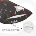 thumbnail image 5 of Daiia Cute Christmas Gnomes Bedding Waterproof Pillow Protector Zippered Queen – Bed Bug Proof Pillow Encasement-20"x30", 5 of 9