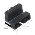 thumbnail image 2 of Adaptador ABS Metal Conector portátil Adaptador hembra para placa base (Negro A), 2 of 4