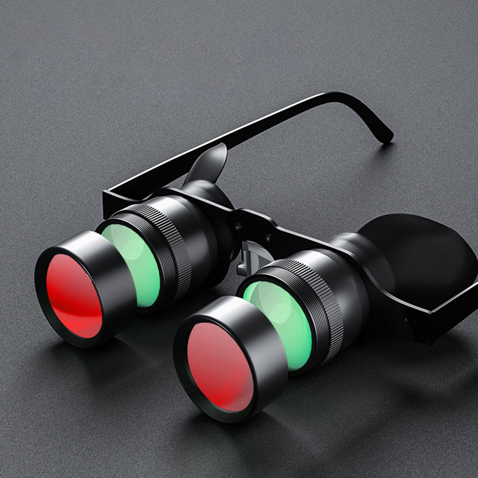 Professional 10X Binocular Glasses - Portable Folding HD Lens for Fishing, Birding & Sports Events, Hands-Free Opera Glasses for Concerts Theater Watching with Enhanced Optical Clarity