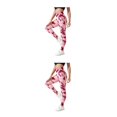 thumbnail image 2 of Qarigey Mujeres Butt Leggings Gimnasio Tie Dye Pantalones largos Hip Lift Cintura alta Deportes Pantalones de chándal Medias Entrenamiento Type12 NO12, 2 of 6