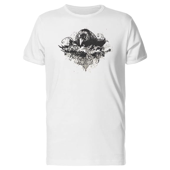 Cool Drawing Of A Crow Tee Men's -Image by Shutterstock