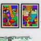 thumbnail image 4 of Cateissary 2 uds. De pintura para colgar en la pared sin marco, carteles con diseño de cara abstracta, adorno de imagen que no se desvanece para sala de Decoración del hogar Cateissary HA010976-00, 4 of 6