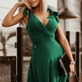thumbnail image 6 of Sngxgn Women Adjustable Spaghetti Dress Full Slip Dress(Green,S), 6 of 9