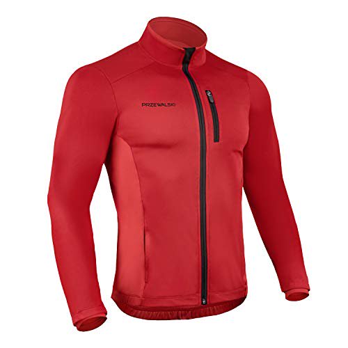 Przewalski Cycling Bike Jackets for Men Winter Thermal Running Jacket Windproof Breathable Reflective Softshell Windbreaker (X