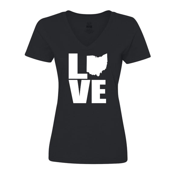 Inktastic Ohio Love Women's V-Neck T-Shirt