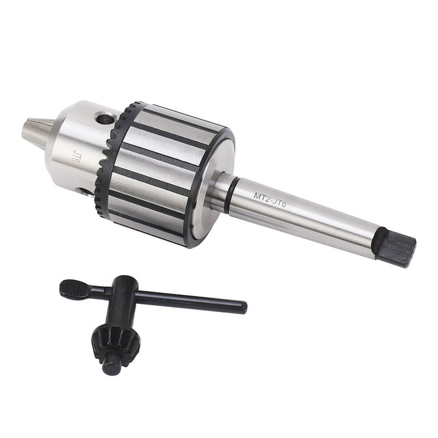 Drill Press Chuck Mount, High Accuracy Morse Taper Arbor Key Strong Clamping Versatile for Lathe