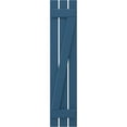 thumbnail image 5 of Ekena Millwork 11 1/2"W x 53"H Americraft Three Board (2 Batten) Exterior Real Wood Spaced Board-n-Batten Shutters w/ Z-Bar (Per Pair), Sojourn Blue, 5 of 10