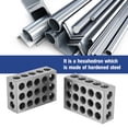 thumbnail image 3 of 2pcs 25x50x75mm Blocks 23 Holes Milling Parallel Clamping Block for Machine Tool Setup, Inspection, Layout Jobs, High Accuracy 0.0001", 3 of 7