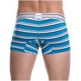 thumbnail image 4 of Mundo Unico Underwear Stripes Microfiber Short Boxer Briefs Calzoncillos Hombres, 4 of 5