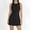 Black, variant on Women's Dress Summer High End Mid Skirt Fashionable Temperament High Class Figure Flattering Sleeveless Round Collar Dresses Yellow XL