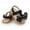Black, variant on Uccdo Infant Baby Girls Bow Sandals Newborn Baby Summer PU Leather Open Toe Flats Shoes First Walkers 0-18M