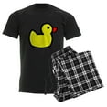 thumbnail image 6 of CafePress - Duck Icon Rubber Ducky Men's Dark Pajamas - Men's Dark Loose Fit Cotton Pajama Set, 6 of 7