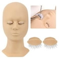 thumbnail image 6 of Replacement Eyelids for Eyelash Mannequin , Removable Eyelid with Eyelashes Extension Training Lash Mannequin, 6 of 8