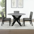 thumbnail image 4 of Miekor Furniture Amy - Faux Leather Side Chair (Set of 2) - Gray 96576, 4 of 5