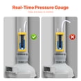 thumbnail image 6 of VEVOR 4 to 4.5 inch Radon Fan Installation Kit, Quiet 190CFM Radon Mitigation Fan System Kit with 2 Couplers, Pressure Indicator, Waterproof Inline Duct Fan Exhaust Fan for Indoor Outdoor Ventilation, 6 of 9