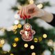 thumbnail image 5 of Xihbxyly Los Artículos Más Vendidos Adorno Navideño Muñeco de Nieve Velas Reno Campanas Colgante Acrílico Plano Colgante Navideño Espejo Retrovisor de Coche Colgante Árbol de Navidad Decoración 2 Pie, 5 of 7