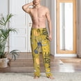 thumbnail image 2 of Rateoe White Wine Seamless Pattern Men’s Ultra-Soft Comfy Pajama Lounge Pants Sleepwear,Comfortable Lounge Wear,lightweight Pajamas, Casual Home Wear-XX-Large, 2 of 6