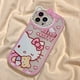 thumbnail image 1 of Sanrio-funda de Hello Kitty para iPhone, carcasa transparente de lujo con dibujos animados, para modelos 14, 13, 12, 11 Pro Max, XR, XS MAX, 7, 8 Plus, SE, Y2K Fivean unisex, 1 of 2