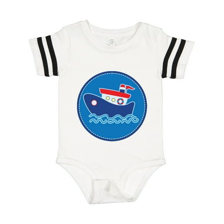 

Inktastic Tug Boat Nautical Sea Gift Baby Boy or Baby Girl Bodysuit