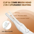 thumbnail image 5 of Heated Eyelash Curlers,Heated Eyelash Curlers, 2025 Rechargeable Heated Eyelash Curler for Quick Heating Curling,Eyelash Curler,Keeps Lashes Curled for 8 Hours (White), 5 of 14