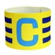 thumbnail image 1 of Brazalete Capitan Banda Ajustable Transpirable para Capitán de Fútbol (Amarillo), 1 of 3