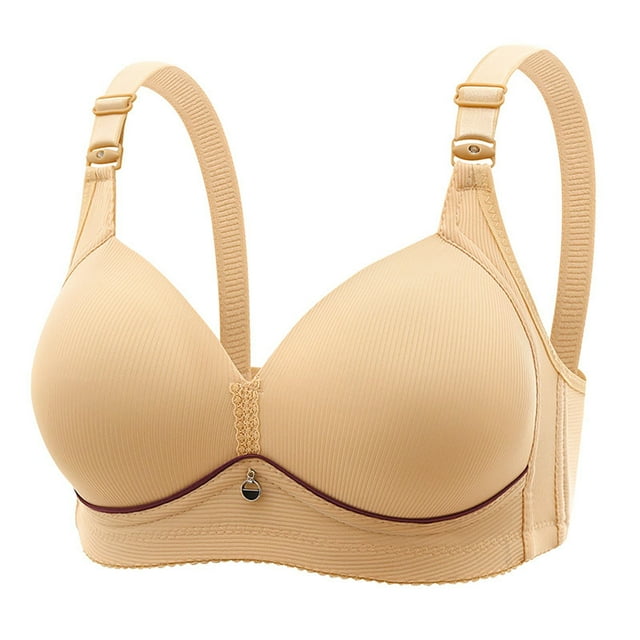 Timegard Bras for Women No Underwire Full Coverage High Support Comfort Adjustable Strap Seniors Bras