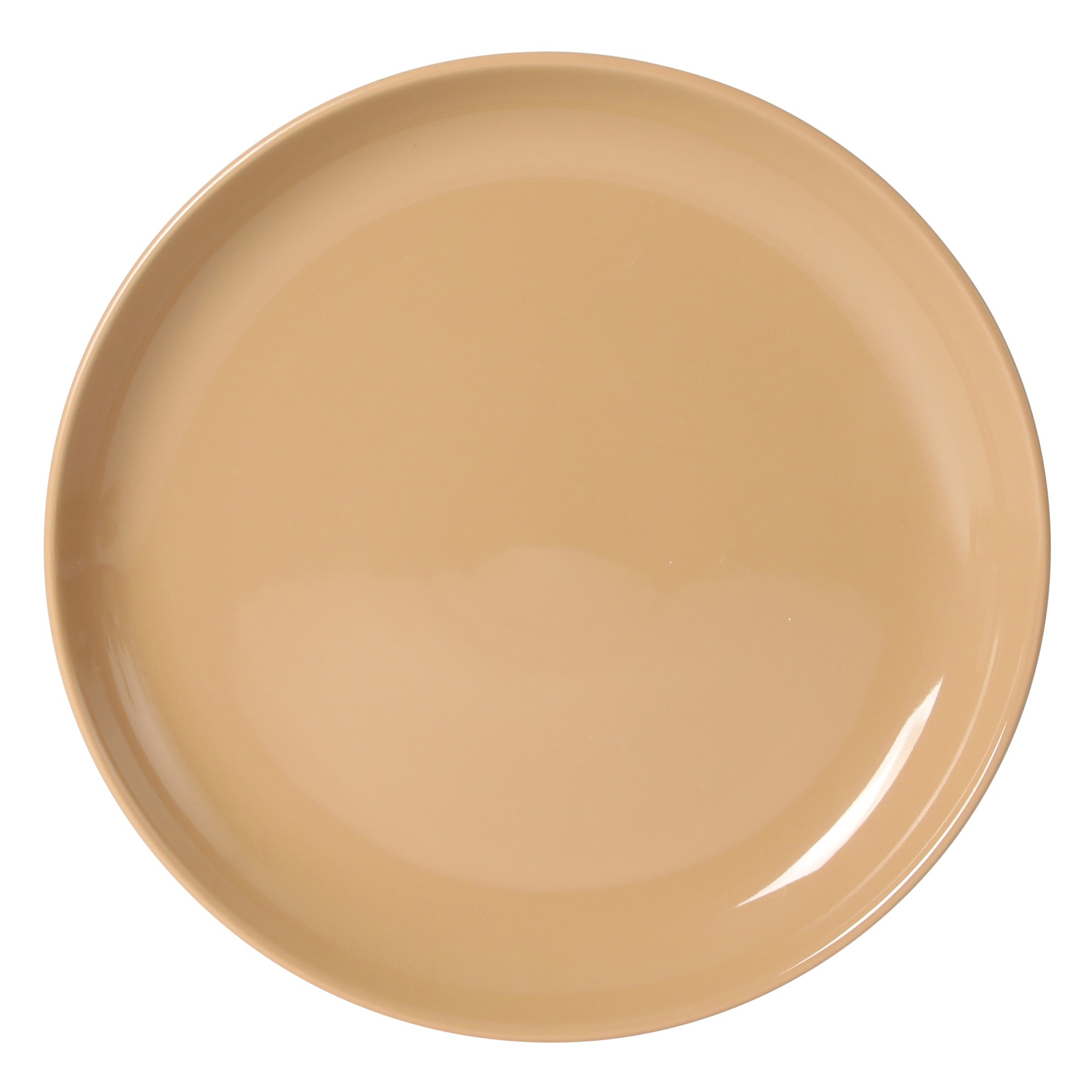 Gibson Home Rockaway 12 Piece Plates and Bowls Matte Glaze Service for 4 Dinnerware Set - Beige - Dishwasher and Microwave Safe