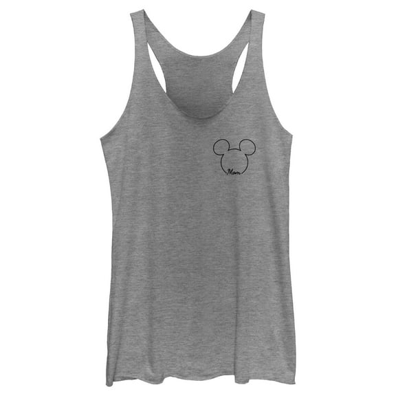 Women's Mickey & Friends Mom Small Logo Racerback Tank Top