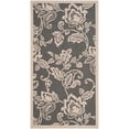 thumbnail image 2 of Safavieh Highland Lily Power Loomed Anthracite/Beige Area Rug, 2 of 6
