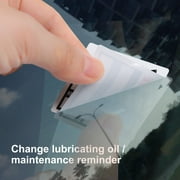 150 PCS Car Oil Change Sticker Auto Service Reminder Roll, Clear Window Lite Stock 150 Labels Next Service Due Sticker, Removable Vinyl Stickers, 2 x 2 inches