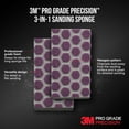 thumbnail image 4 of 3M Pro Grade Precision Sanding Block, Drywall Sponge, 2.5 in x 4.5 in x 1 in, 320 Grit, Extra Fine, 1 Sponge, 4 of 9