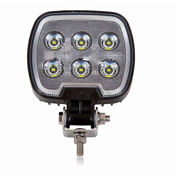 Maxxima Work Light,Square,Clear Lens,1200 Lumens MWL-30