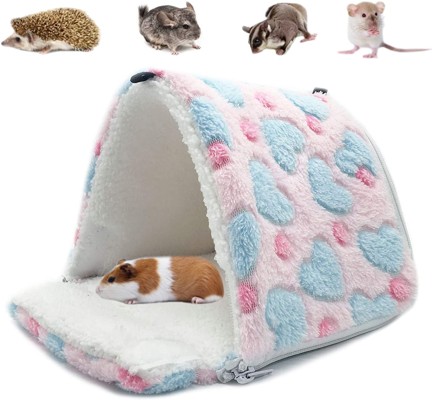 Hammock for Rabbit/Guinea Pig/Ferret/Small Animals Hanging Bed Toy House Cage 