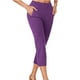 thumbnail image 3 of TaTaai Women's High Waisted Yoga Capri Leggings Slim Fit 7/8 Length Stretchy Work Pants Non See Through Casual Lounge Bottoms Soft Athletic Gym Gift, 3 of 6