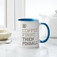 thumbnail image 4 of CafePress - Coffee Then Pinball Mugs - 11 oz Ceramic Mug - Novelty Coffee Tea Cup, 4 of 4