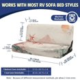 thumbnail image 7 of Xixirimido Mountain Sunrise Landscape Print 2-Piece RV Sofa Bed Cover Stretch RV Couch Covers for Jackknife Sofa Bed Washable Anti-Slip Camper Couch Covers Wrinkle Resistant, 7 of 7