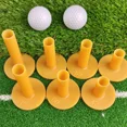 thumbnail image 2 of 5Pcs/set Rubber Golf Tee Training Practice Ox Tendon Tee Golf Ball Holders 83mm-5pcs, 2 of 6