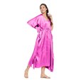 thumbnail image 3 of Gypsie Blu Satin Silk Kaftan for Women Sleepwear Maxi Dress Adjustable Nightgown Plus Size Kimono Sleeve Ladies Caftan Online, 3 of 7