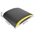 thumbnail image 2 of Tebru Sit-up Pad,Portable Fitness Sit-up Pad Mat Waist Trainer Training Equipment Black&amp;Yellow,Waist Trainer Mat, 2 of 8
