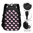 thumbnail image 3 of Balery Cowboy Hat Print USB Charging Backpack for Men and Women - Water-Resistant, Anti-Theft Laptop Backpack with USB Port for Travel, Work, School, and College, 3 of 7