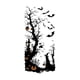 thumbnail image 1 of de pared con forma de de calabaza de Halloween, práctico, para decoración de fondo del hogar, para espejo de habitación o oficina, 1 of 9