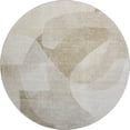 thumbnail image 2 of Addison Rugs Mayfield Premium Machine Washable Transitional Abstract Beige Round Rug, 8' x 8', 2 of 6