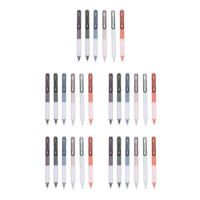 yingyy 6x Fine Point Pen For Precision Writing Durable Ink Comfortable Grip Black Ink Smooth Writing Pens multi color 5Set